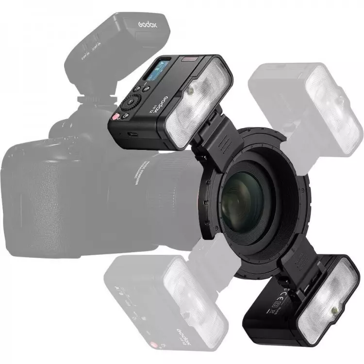 Godox MF12 K2 Zestaw 2x Lampa do Makrofotografii rozbudowa